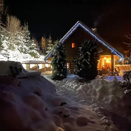 Wooden House In The Heart Of The Giant Mountains With Own Hill Villa Vichova nad Jizerou Exterior photo